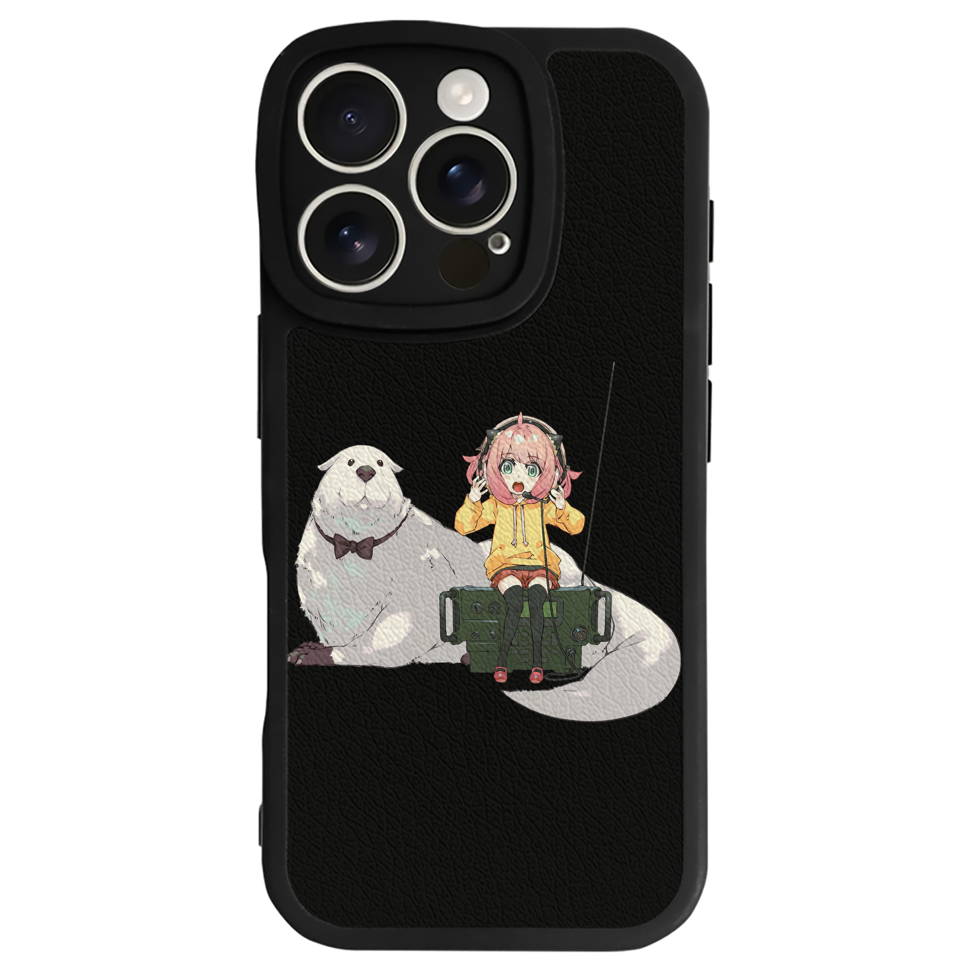 （画像用） SPY×FAMILY间谍家家酒 【iPhone 16シリーズ対応】シリコンスマホケース（レザー調） 材質：シリコン